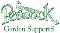 logo peacock garden supports